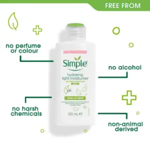 Simple Hydrating Light Moisturiser 125ml - Image 3