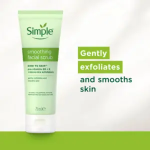 Simple Smoothing Facial Scrub 75ml - Image 3