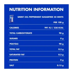 Smint Peppermint Flavour Sugar Free Lozenges 35g - Image 4