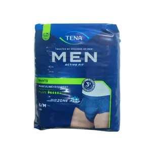 Tena Men Active Fit Pants S/M 9 Count