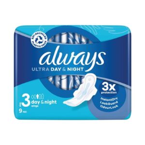 Always Ultra Day & Night Towels Day Size 3 - 9 Count