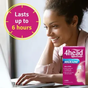 4Head Quickstrip Headache and Migraine Relief Strips - 4 Strips - Image 3