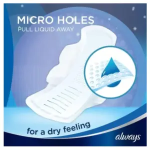 Always Infinity Flex Protect Pads Night 10 Sanitary Towels - Image 6