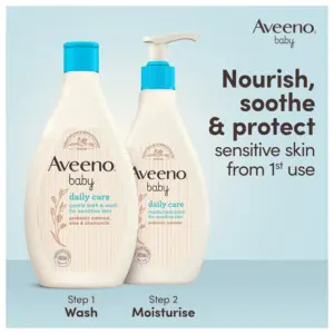 Aveeno Baby Daily Care Gentle Bath and Wash 400ml - Image 7