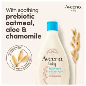 Aveeno Baby Daily Care Gentle Bath and Wash 400ml - Image 5