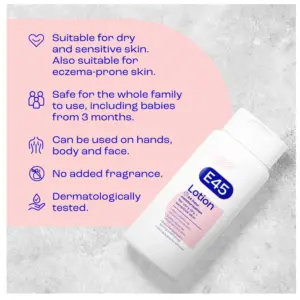E45 Moisturising Lotion 200ml - Image 5