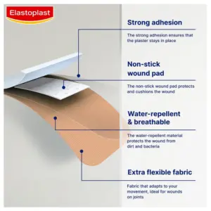 Elastoplast Fabric Plasters 40 pack - Image 5