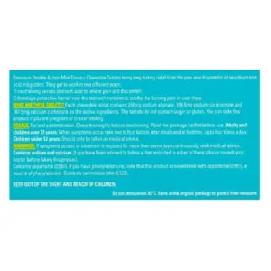 Gaviscon Double Action Mint Flavour - 48 Tablets - Image 2