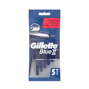 Gillette Blue II Blades Razor Fixed Head 5