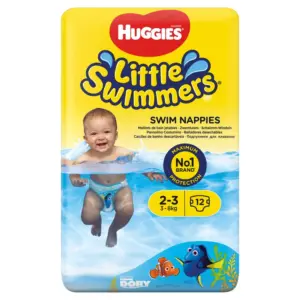 Huggies Little Swimmers Swim Nappies, Size 2-3 - Image 6