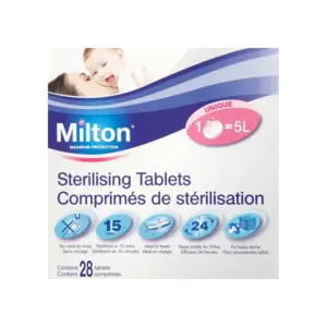 Milton Sterilising Maximum Protection - 28 Tablets