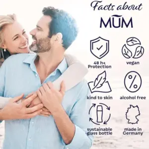 Mum Unperfumed Anti-Perspirant Roll On 50ml - Image 2
