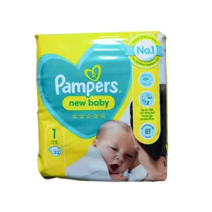 Pampers Premium Protection Size 1, 22 Nappies, 2-5kg