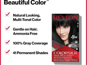 Revlon Colorsilk Permanent Hair Colour - 10/1N Black - Image 3