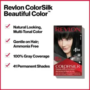 Revlon Colorsilk Permanent Hair Colour 33 Dark Soft Brown - Image 4