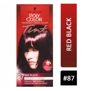 Schwarzkopf Poly Color Permanent 100% Grey Coverage - 87 Red Black - Image 2