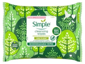 Simple Kind to Skin Cleansing Facial Wipes 7 wipes - Image 2