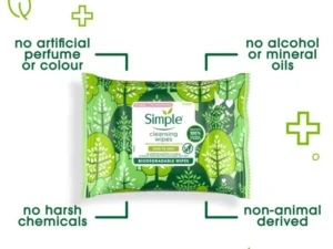 Simple Kind to Skin Cleansing Facial Wipes 7 wipes - Image 3