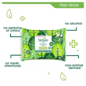 Simple Kind to Skin Cleansing Facial Wipes 7 wipes - Image 4