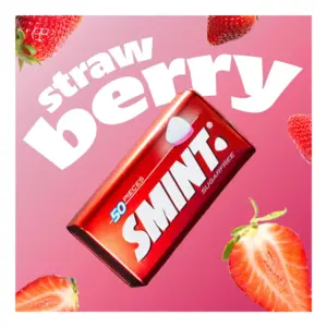 Smint XXL Strawberry Sugar free 50 Mints - Image 2
