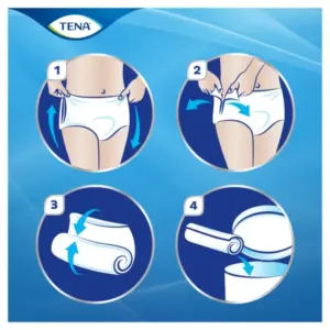 TENA Pants Super (Size S) Pants - 12 Pieces - Image 6
