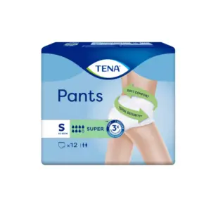 TENA Pants Super (Size S) 12 Pieces