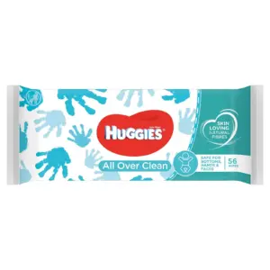 Huggies Baby All Over Clean 56 Wipes