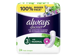 always-discreet-normal-pads-value-pack-24-10