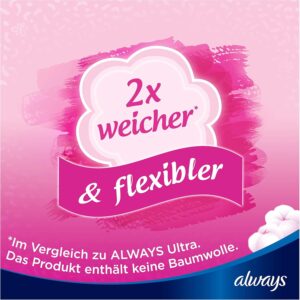 Always Sensitive Normal Ultra Soft Cotton 16 Pads - Image 3
