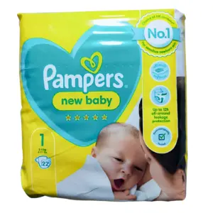 Pampers Premium Protection Size 1, 22 Nappies, 2-5kg - Image 2