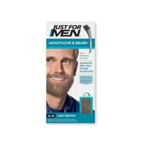 Just For Men Moustache & Beard Light Brown Dye M 25
