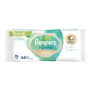 Pampers Harmonie Coco Baby Wipes 44 Baby Wet Wipes