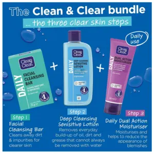 Clean & Clear Facial Cleansing Bar 75G - Image 5