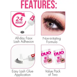 Duo Water Proof Eyelash Adhesive Dark Tone 7g - Image 4