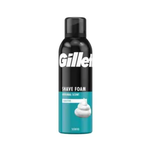 Gillette Classic Shaving Foam Sensitive Skin 200ml (1)
