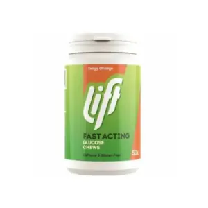 Lift Glucose Tablets Tangy Orange 50 Tablets