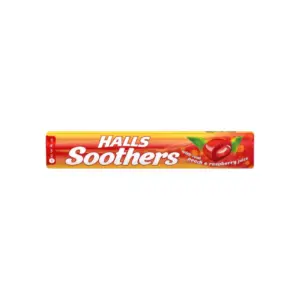 Halls Soothers Lozenges Peach & Raspberry 10