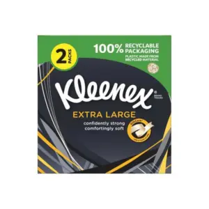Kleenex Extra Large Tissues Compact Twin 44