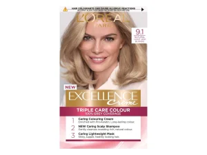 L'Oreal Excellence Creme 9.1 Light Ash Blonde Hair Dye