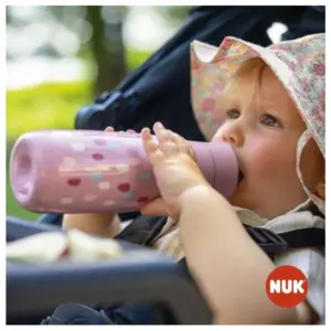 NUK Mini-Me Flip With 2 in 1 Top 12m+ Pink 450ml - Image 2