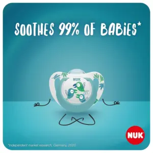 NUK Star Soother, 6-18 months, Pack of 2, Pink/Multi - Image 2