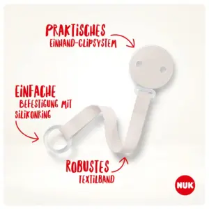 NUK Soother Band & Soother Clip | All Soothers - Image 5