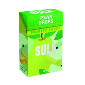 Sula Pear Drops Sugar Free Sweets 42g