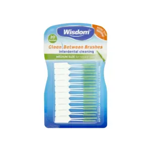 Wisdom Clean Between Interdental Large Brushes 20 Pack