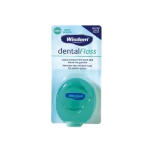 Wisdom Dental Floss Waxed Mint 100ml