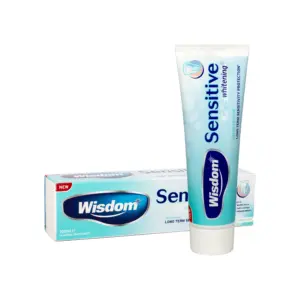 Wisdom Sensitive Whitening Fresh Mint Fluoride Toothpaste, 100ml