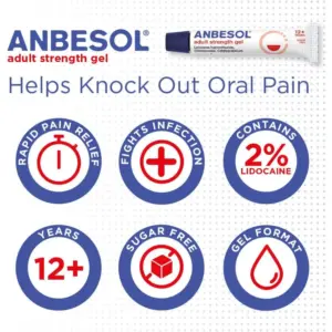 Anbesol Adult Strength Gel 10g - Image 5