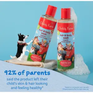 Childs Farm Hair & Body Wash Organic Sweet Orange 250ml - Image 4