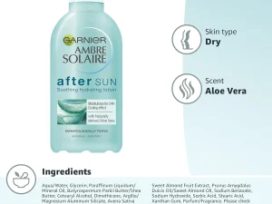 Garnier Ambre Solaire After Sun 24H Hydrating Lotion 200ml - Image 4