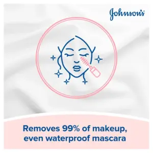Johnson's Face Care Makeup Be Gone Refreshing 25 Wipes - Image 5